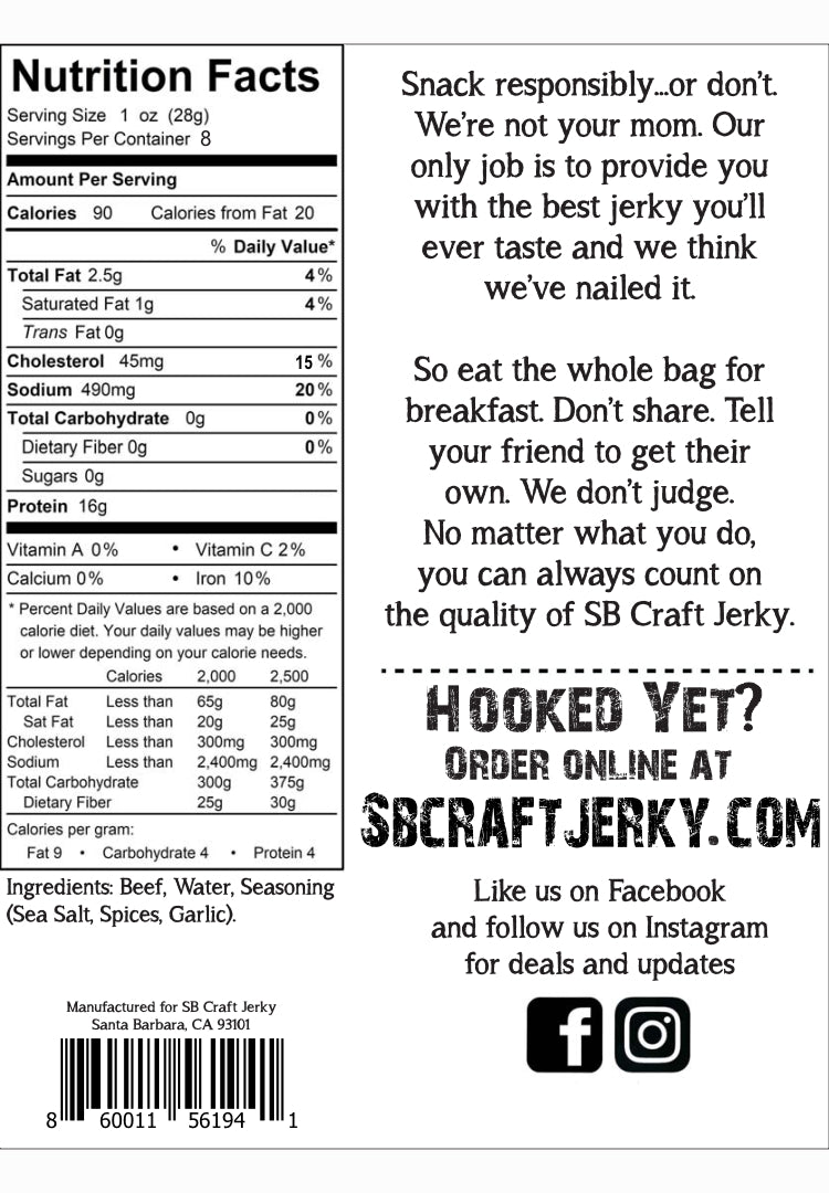 Old Fashioned Original | Half Pound (8 oz)