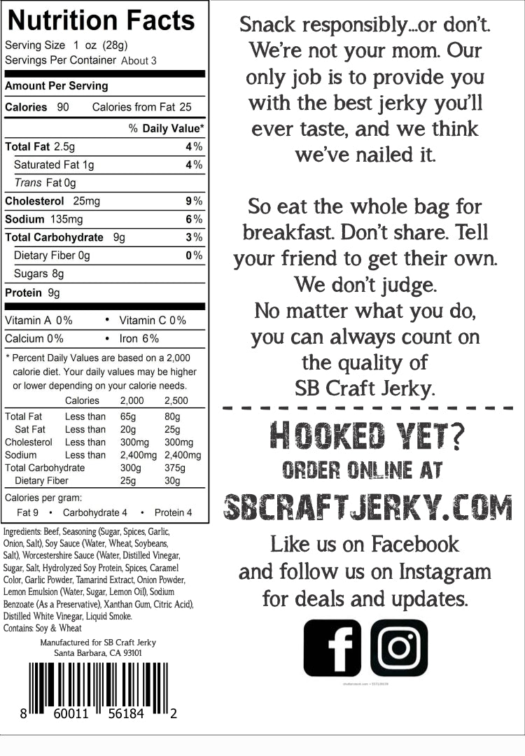 Peppered Teriyaki | 2.8oz